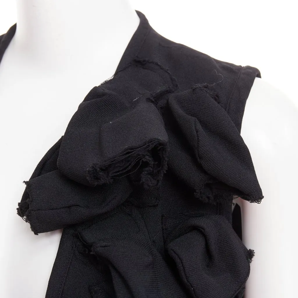 Comme Des Garcons Black Polyester Jacket Black Polyester Very good - Back View