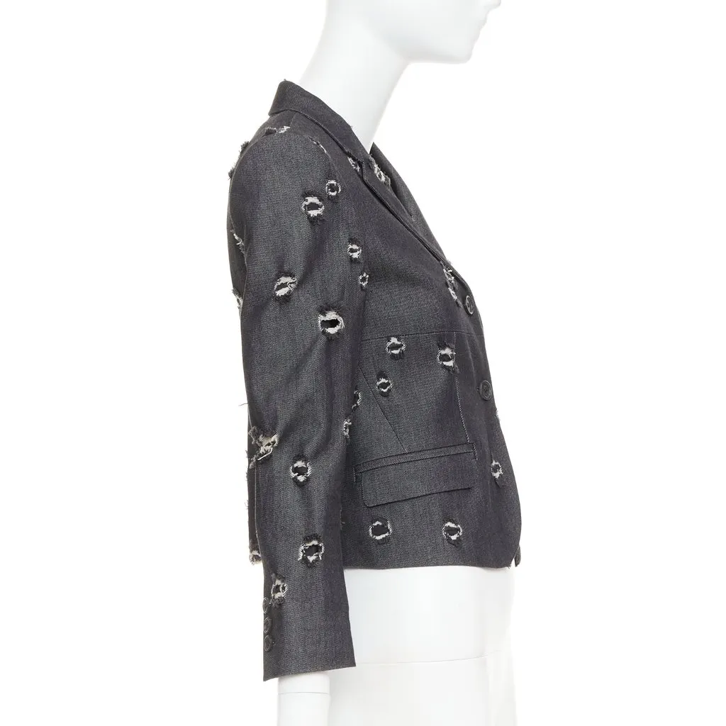 Miu Miu Grey Denim Jacket Grey Denim Very good - Box View