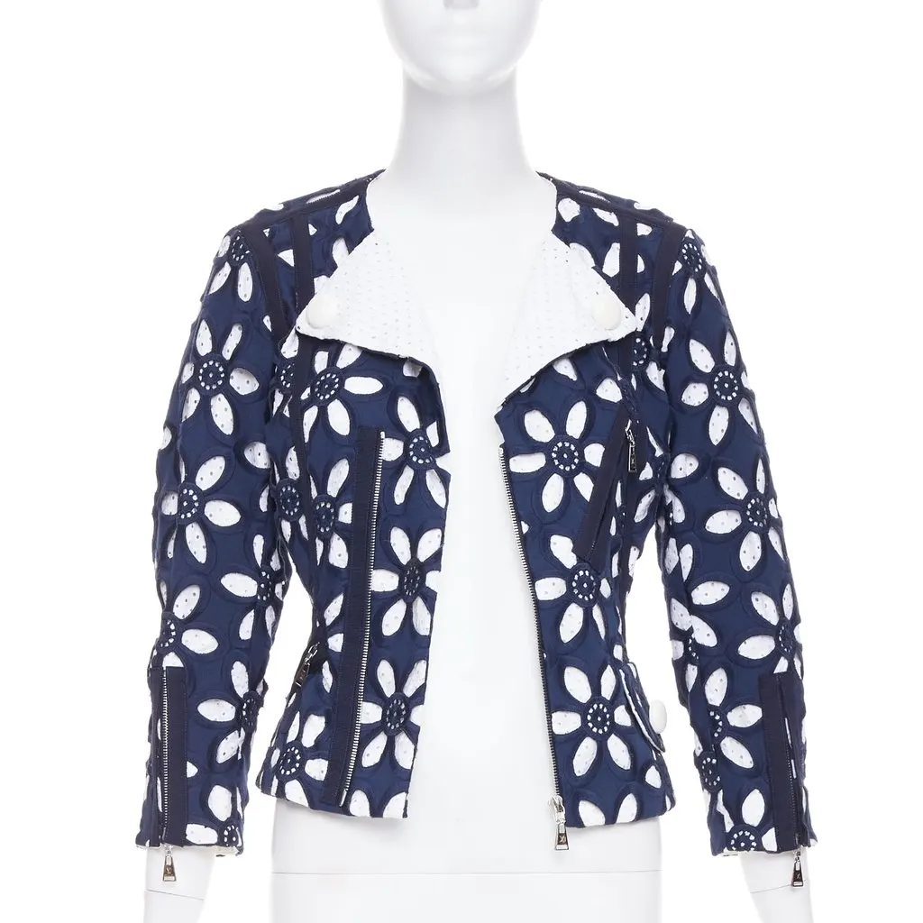 Louis Vuitton Navy Cotton Jacket Navy Cotton Very good - Inside View