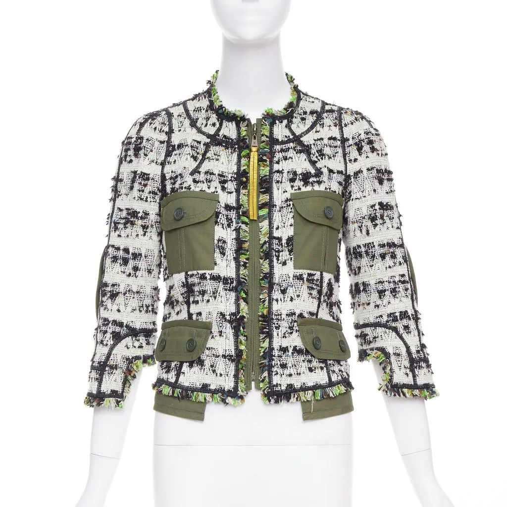Louis Vuitton Green Cotton Jacket Green Cotton Very good - Front View