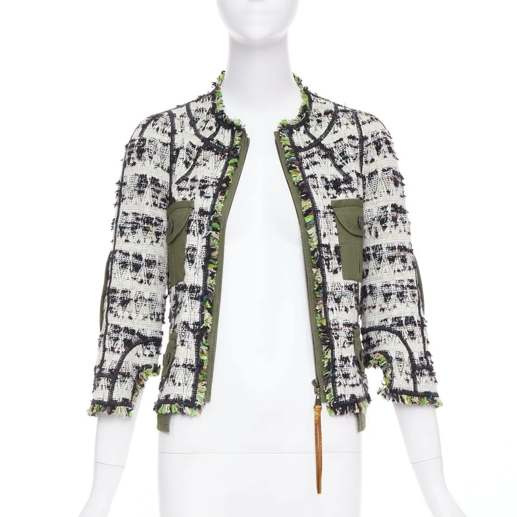 Louis Vuitton Green Cotton Jacket Green Cotton Very good - Inside View