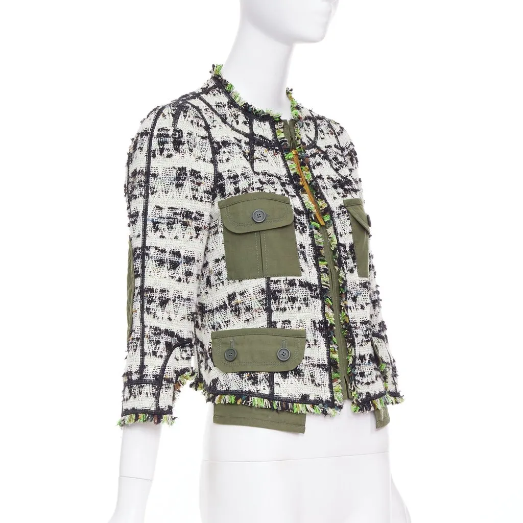 Louis Vuitton Green Cotton Jacket Green Cotton Very good - Model View