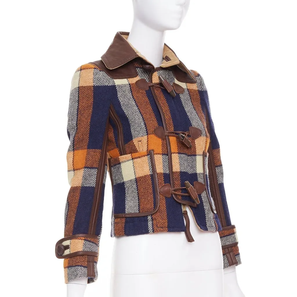 Dsquared2 Brown Wool Jacket Brown Wool Fair - Model View