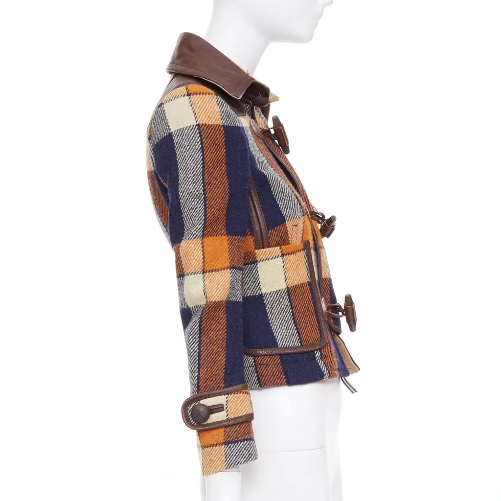 Dsquared2 Brown Wool Jacket Brown Wool Fair - Box View