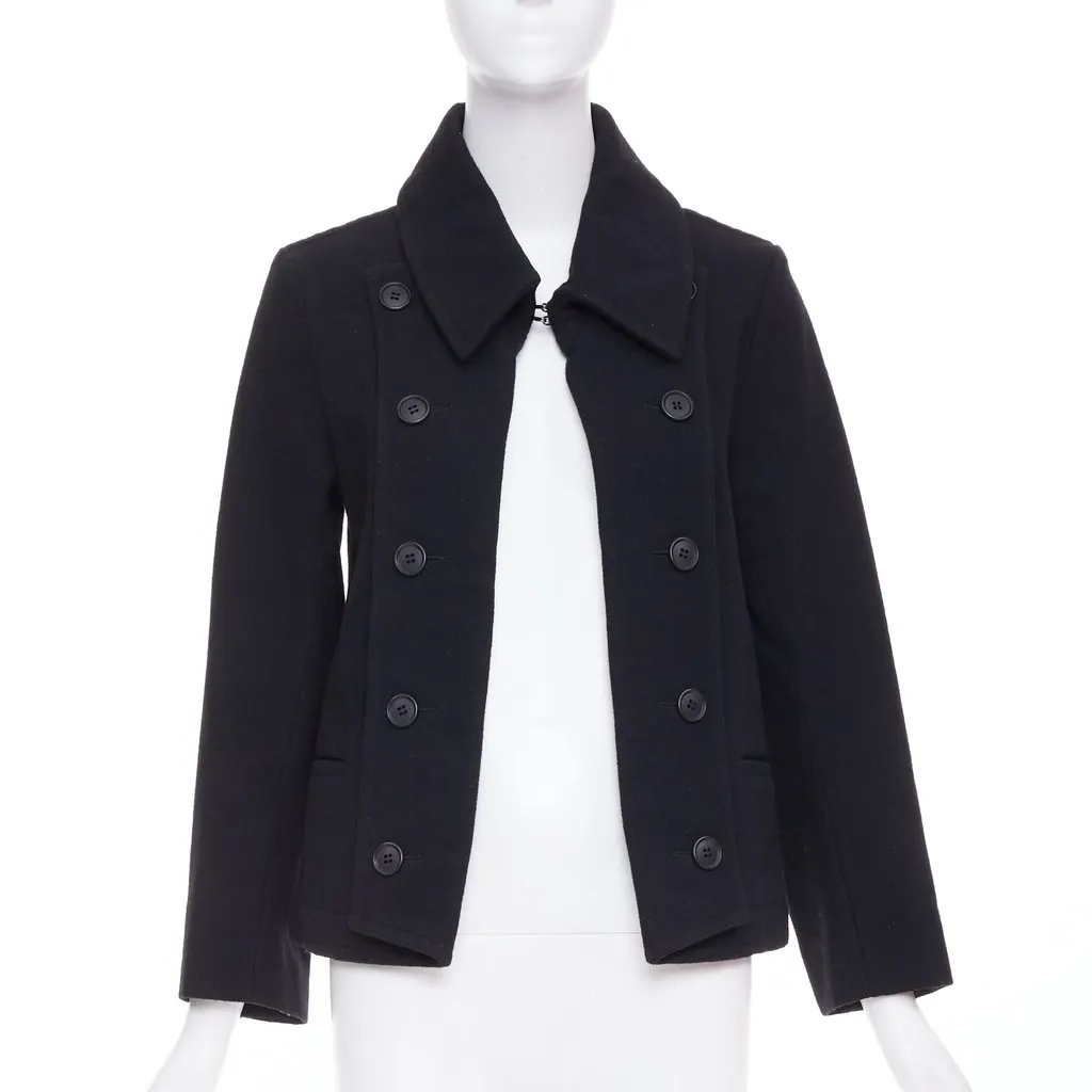Limi Feu Black Wool Coat Black Wool Very good - Front View