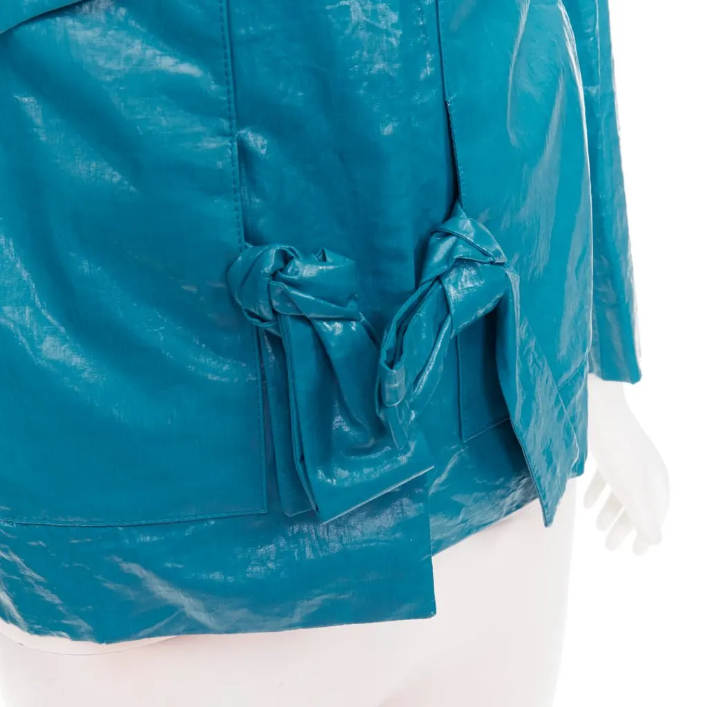 Chloé Blue Jacket Blue Acetate Very good - Back View