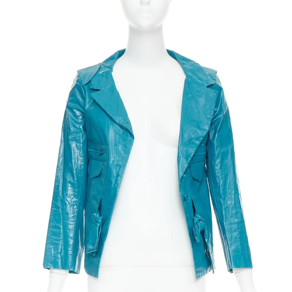 Chloé Blue Jacket Blue Acetate Very good - Inside View