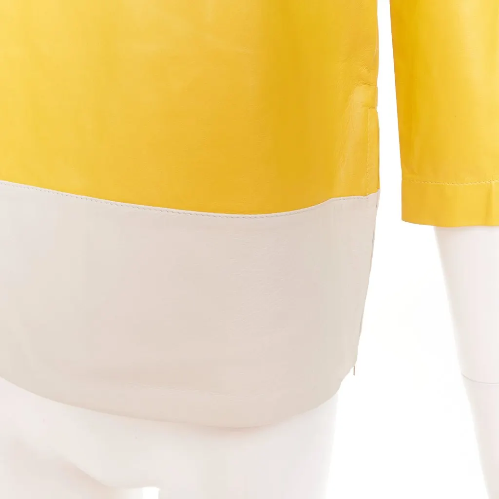 Marni Yellow Leather Top Yellow Leather Very good - Back View