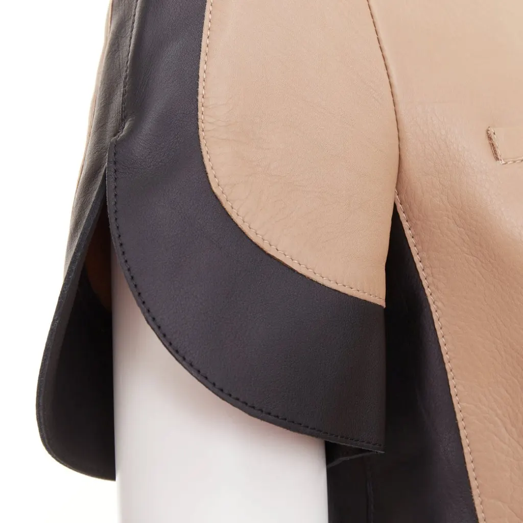 Marni Beige Leather Leather Jacket Beige Leather Very good - Back View