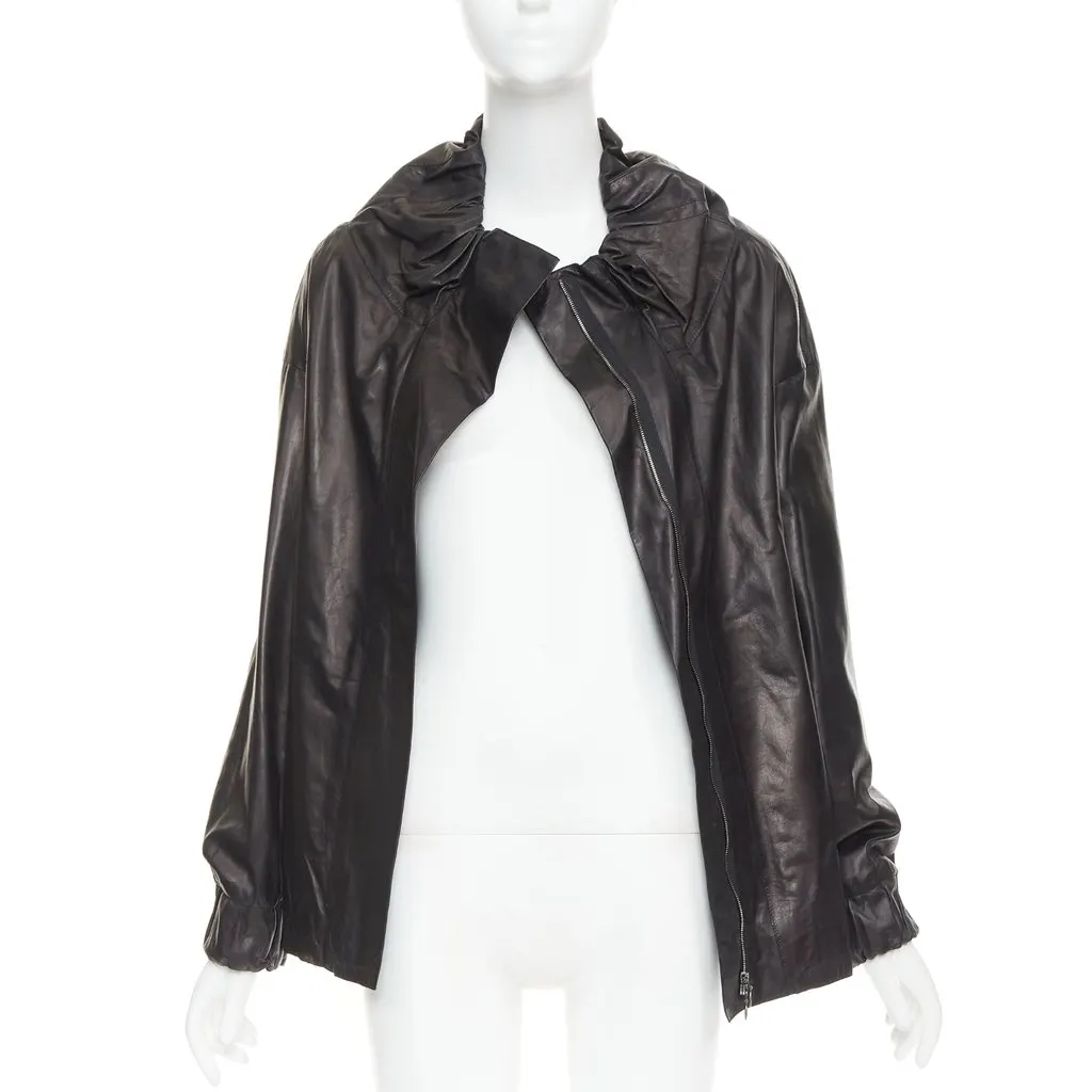 Marni Black Leather Leather Jacket Black Leather Very good - Inside View