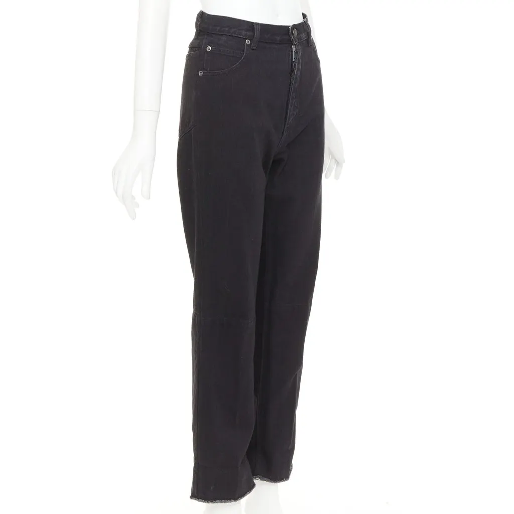 Celine Black Cotton Jeans Black Cotton Good - Inside View