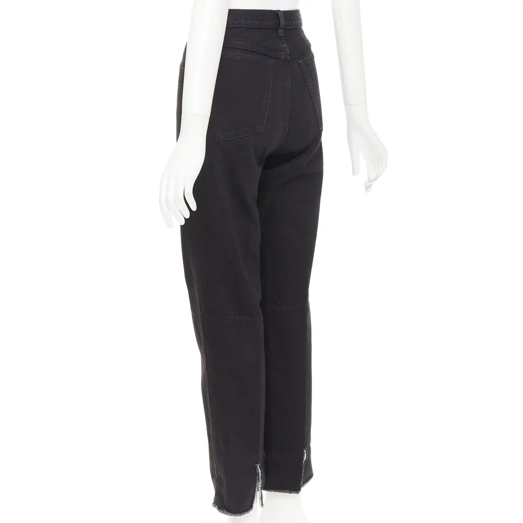 Celine Black Cotton Jeans Black Cotton Good - Box View