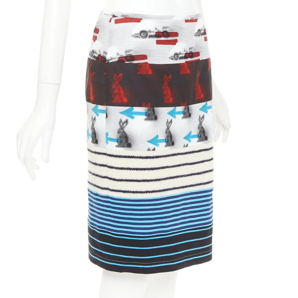 Prada MultiColor Cotton Skirt MultiColor Cotton Very good - Inside View