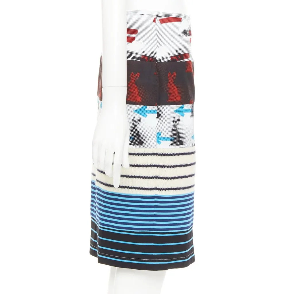 Prada MultiColor Cotton Skirt MultiColor Cotton Very good - Model View