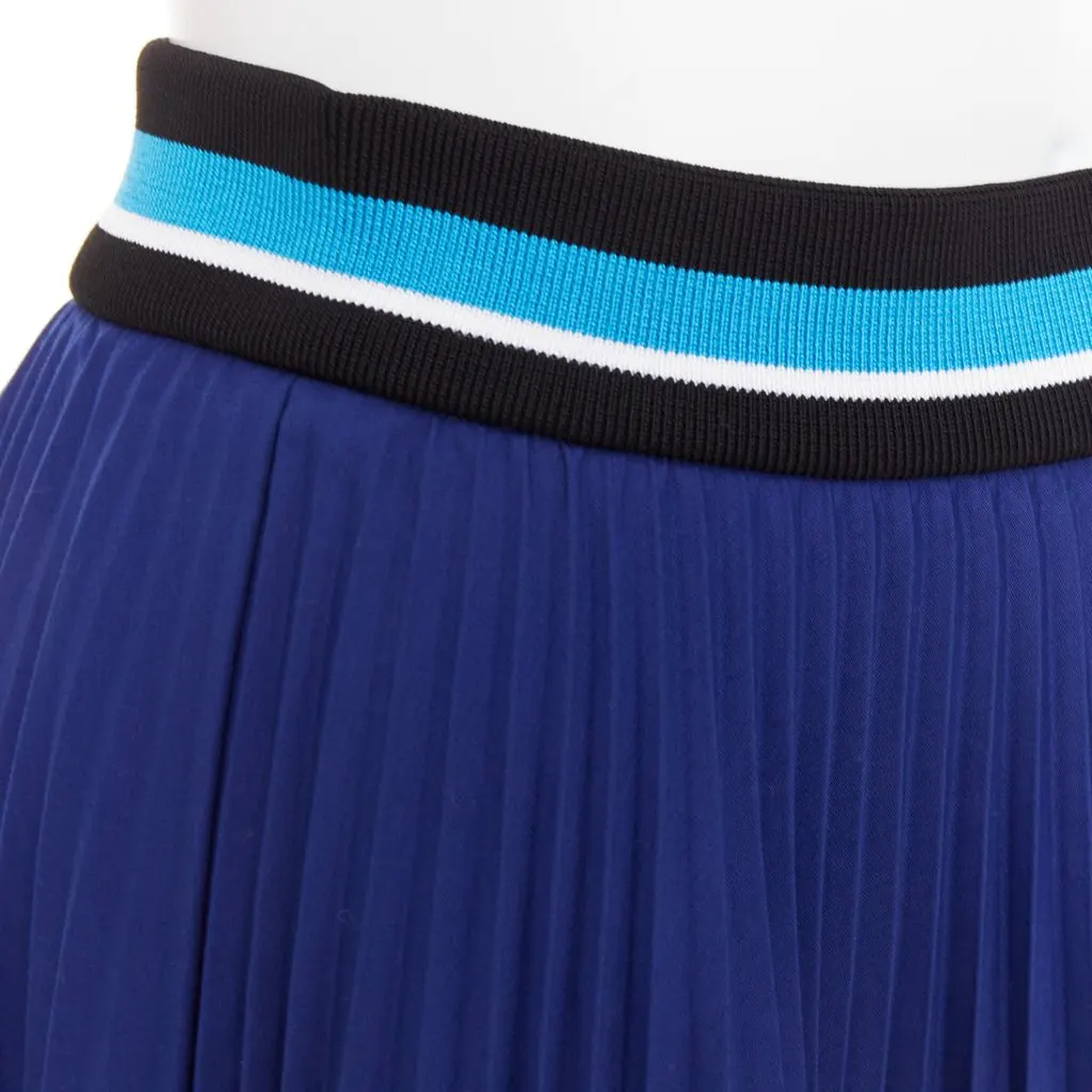 Prada Navy Polyester Skirt Navy Polyester Very good - Back View