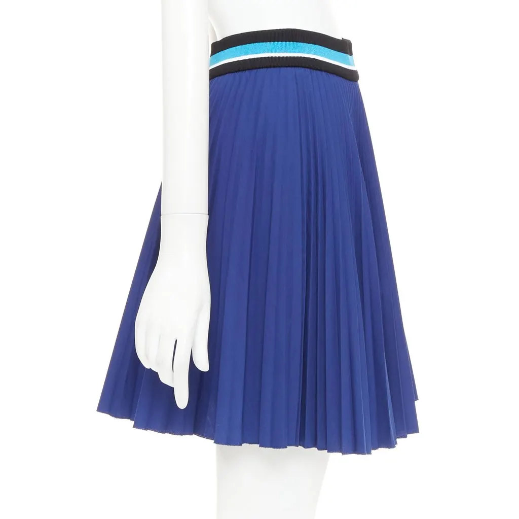 Prada Navy Polyester Skirt Navy Polyester Very good - Model View