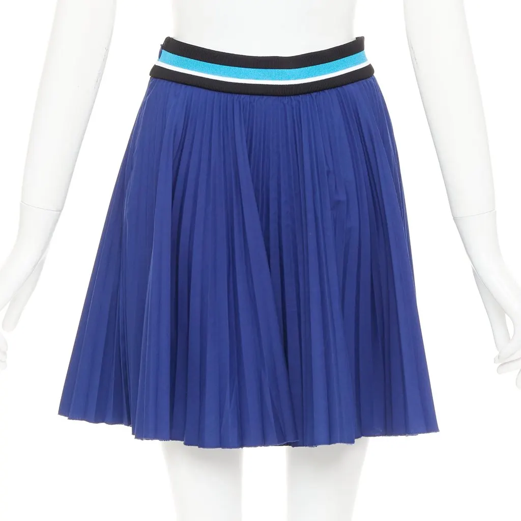 Prada Navy Polyester Skirt Navy Polyester Very good - Box View