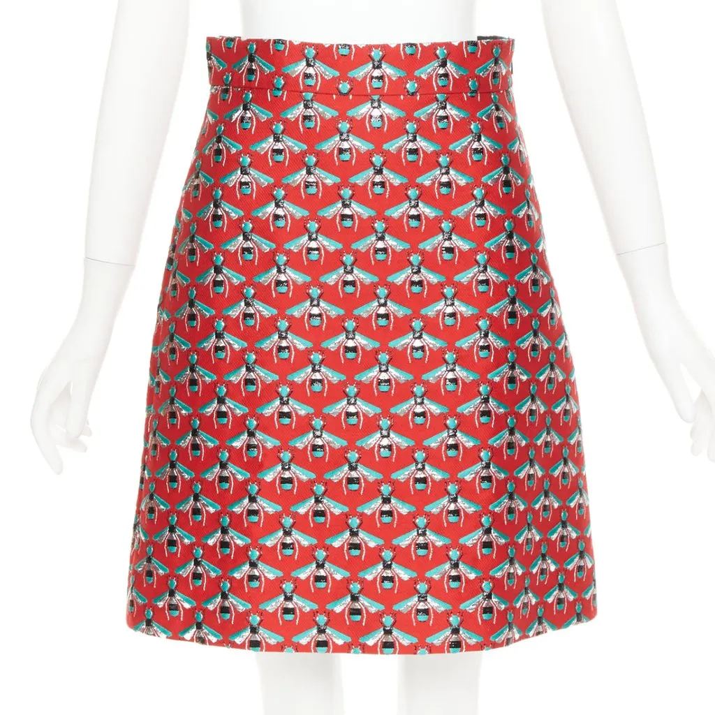 Gucci Red Polyester Skirt Red Polyester Never worn, with tag - Front View