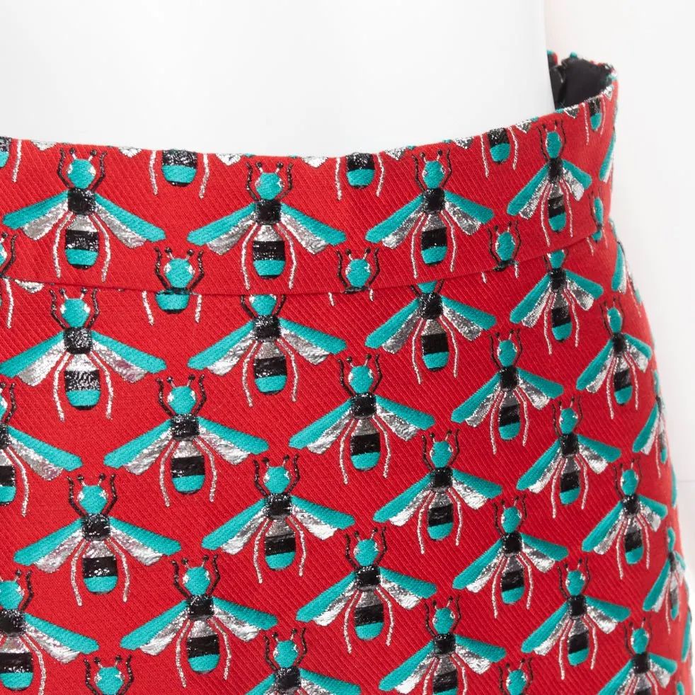 Gucci Red Polyester Skirt Red Polyester Never worn, with tag - Back View