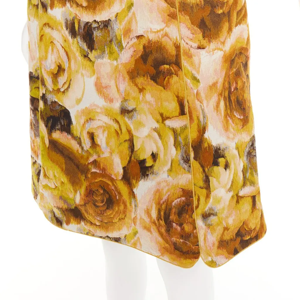 Giambattista Valli Yellow Polyester Skirt Yellow Polyester Very good - Back View