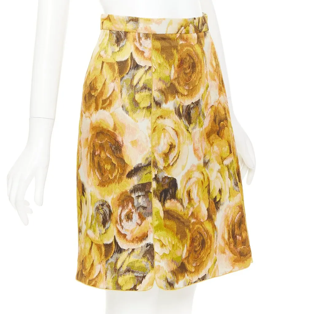 Giambattista Valli Yellow Polyester Skirt Yellow Polyester Very good - Inside View