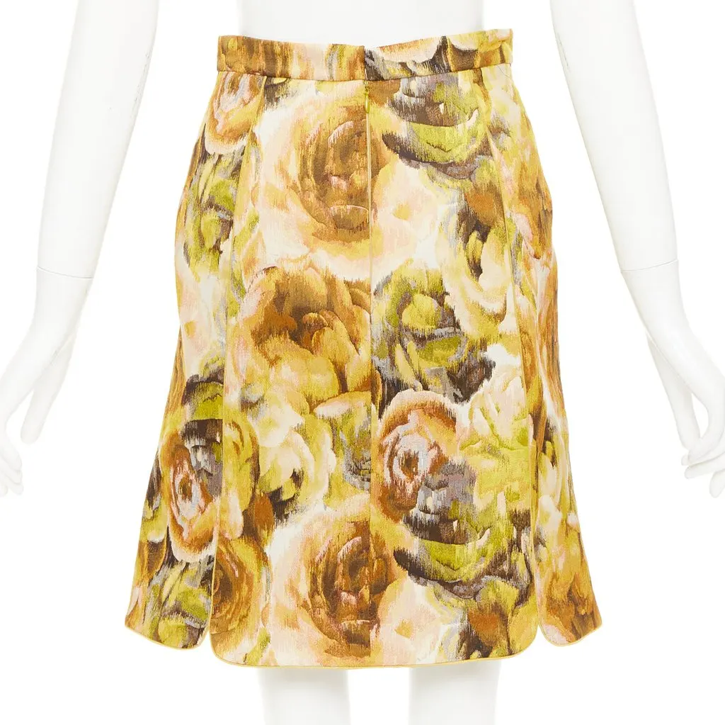 Giambattista Valli Yellow Polyester Skirt Yellow Polyester Very good - Box View