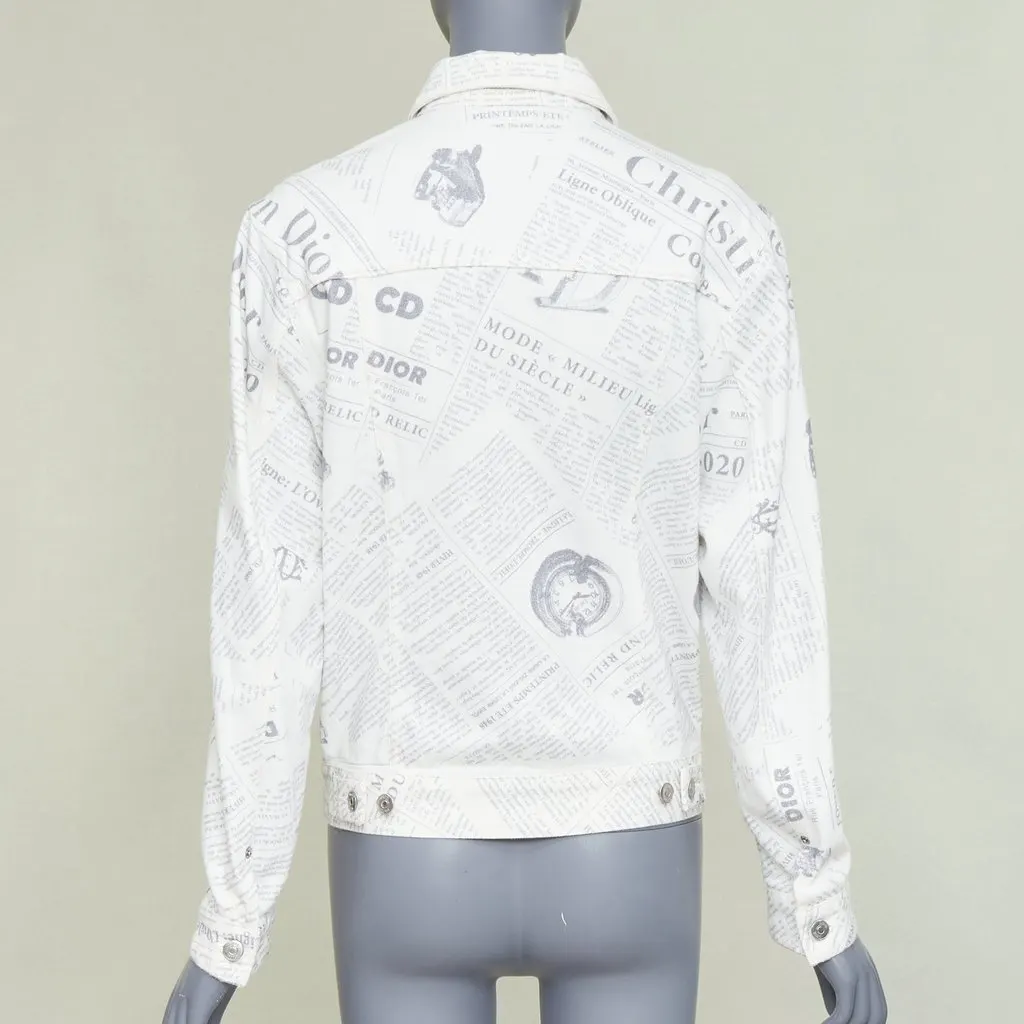 Dior White Denim Jacket White Denim Very good - Box View