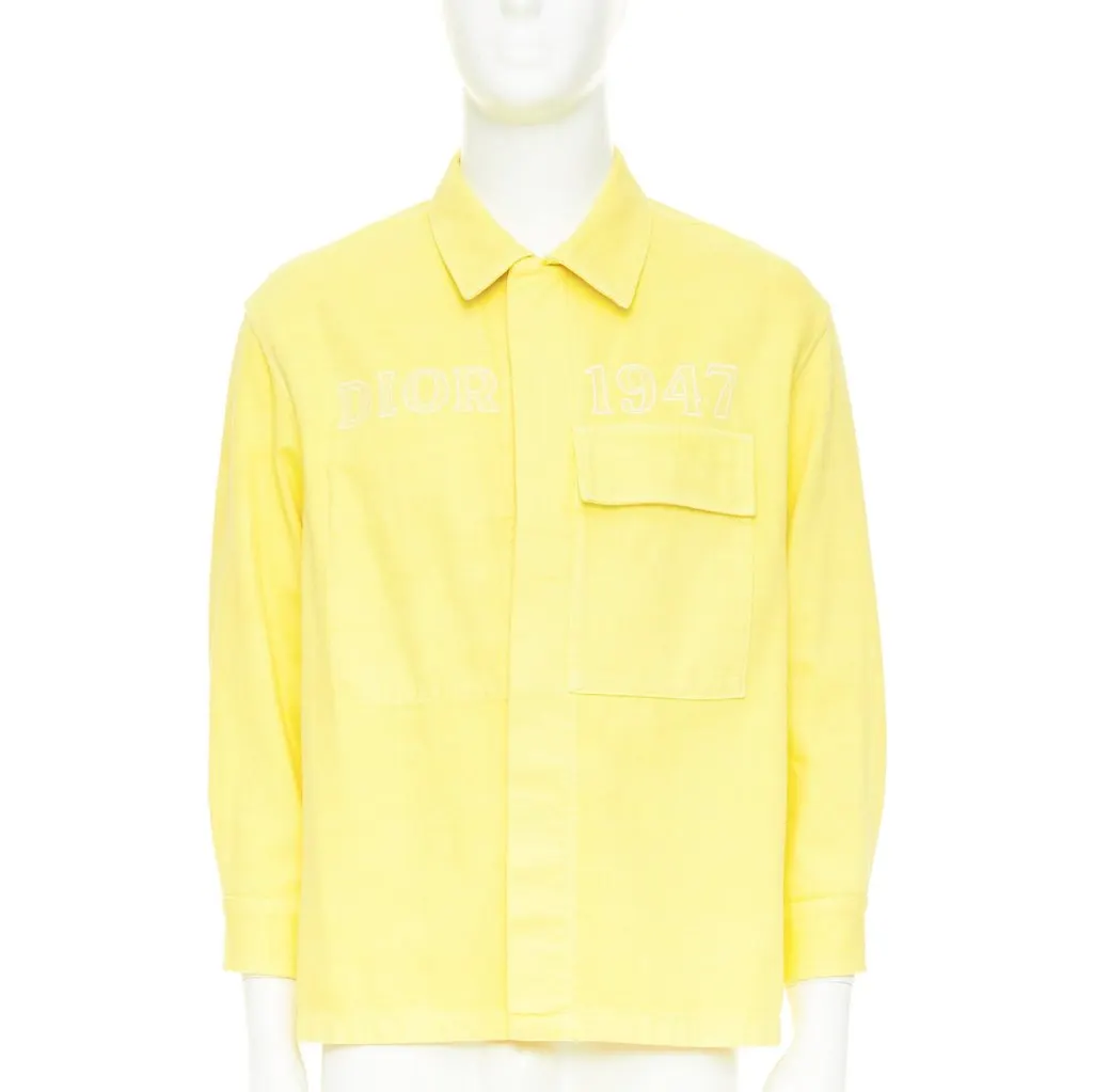 Dior Yellow Cotton Jacket Yellow Cotton Fair - Back View