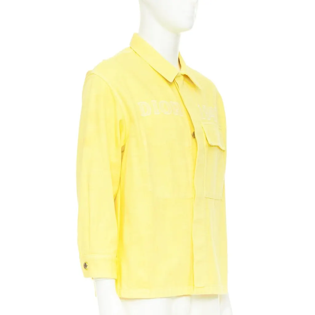 Dior Yellow Cotton Jacket Yellow Cotton Fair - Inside View