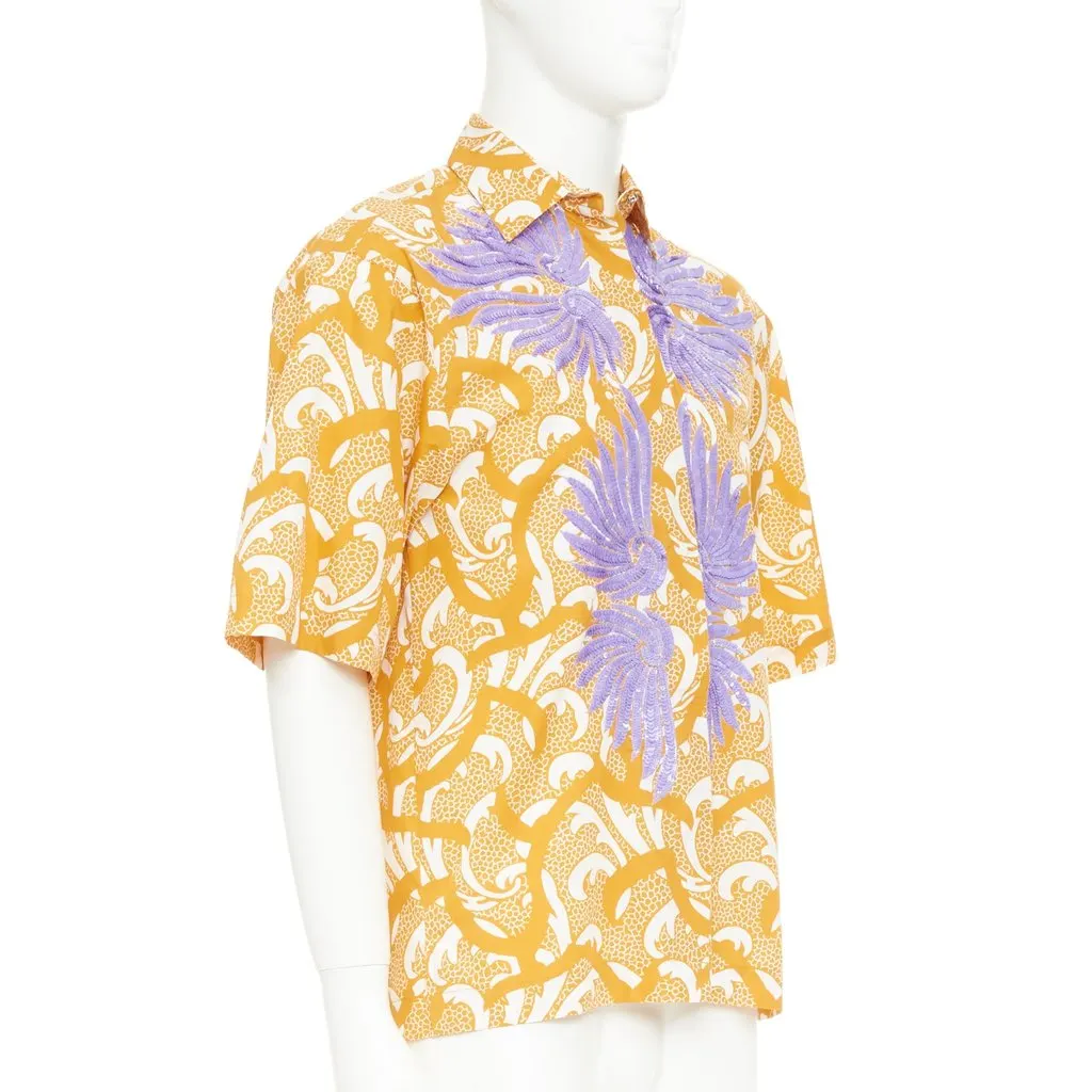 Dries Van Noten Yellow Cotton Top Yellow Cotton Very good - Inside View