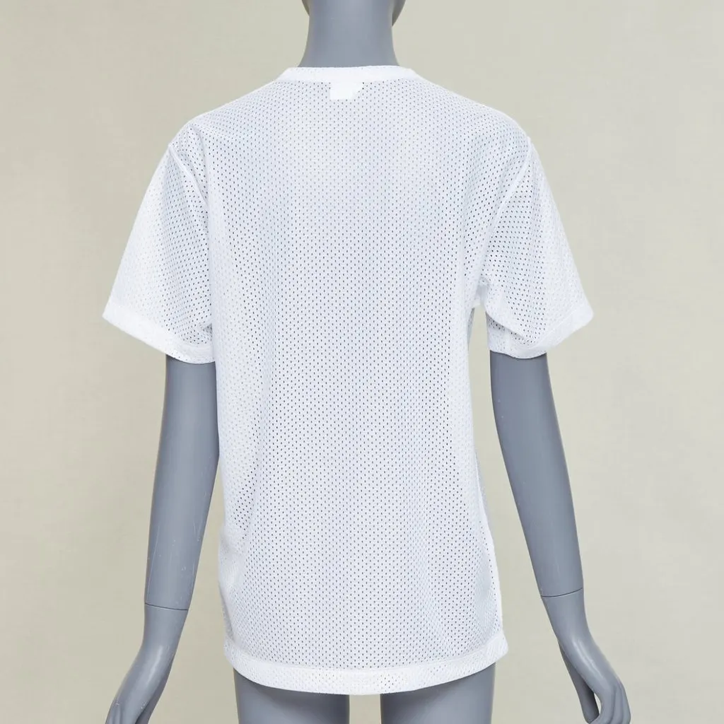 Comme des Garçons White Polyester T-Shirt White Polyester Very good - Box View