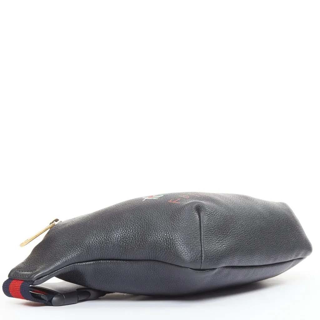 Gucci What Are We Going to Do with All This Future? Belt Bag Black Leather Very good - Box View