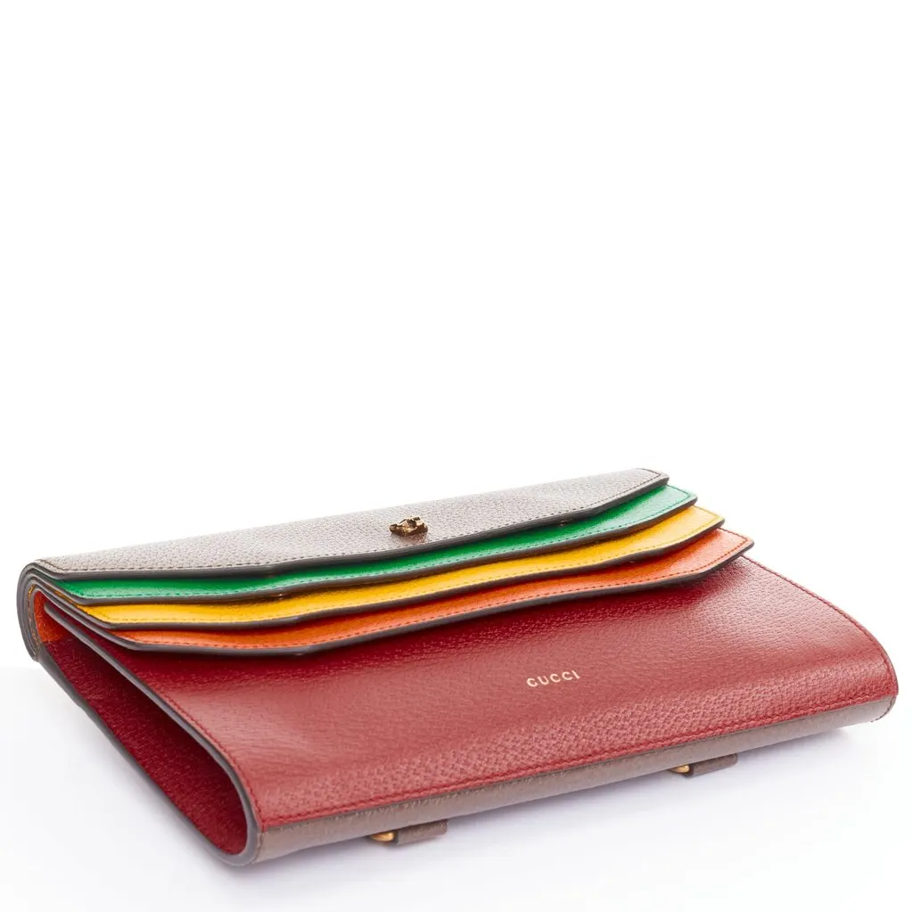 Gucci Totem Clutch MultiColor Leather Good - Box View