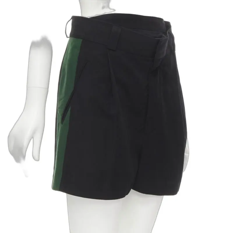 Haider Ackermann Lace Culotte Shorts Black Polyester Never worn - Front View