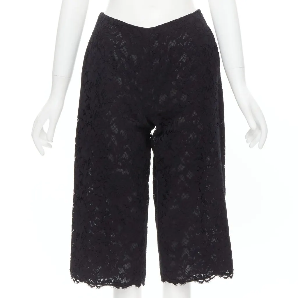 Valentino Patchwork Shorts Black Never worn - Front View