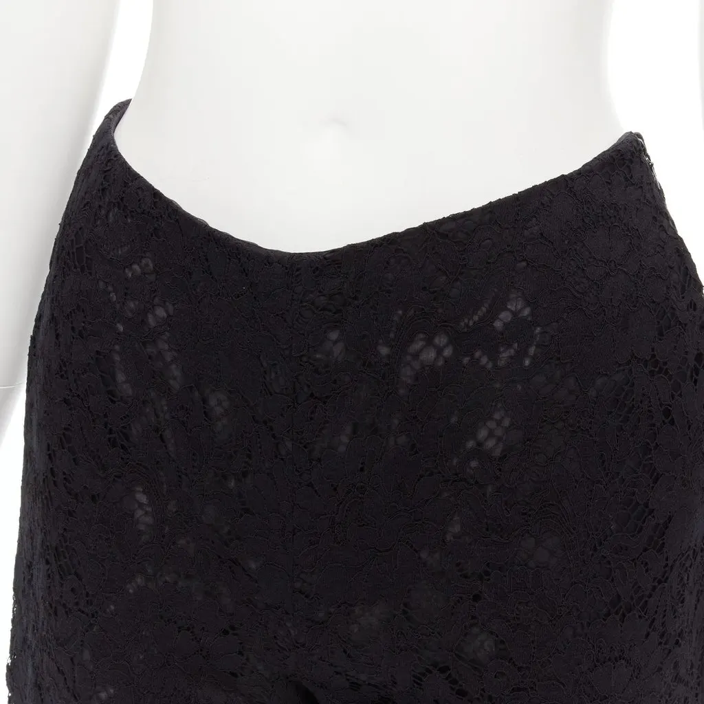 Valentino Patchwork Shorts Black Never worn - Back View