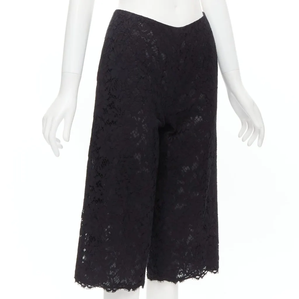Valentino Patchwork Shorts Black Never worn - Inside View