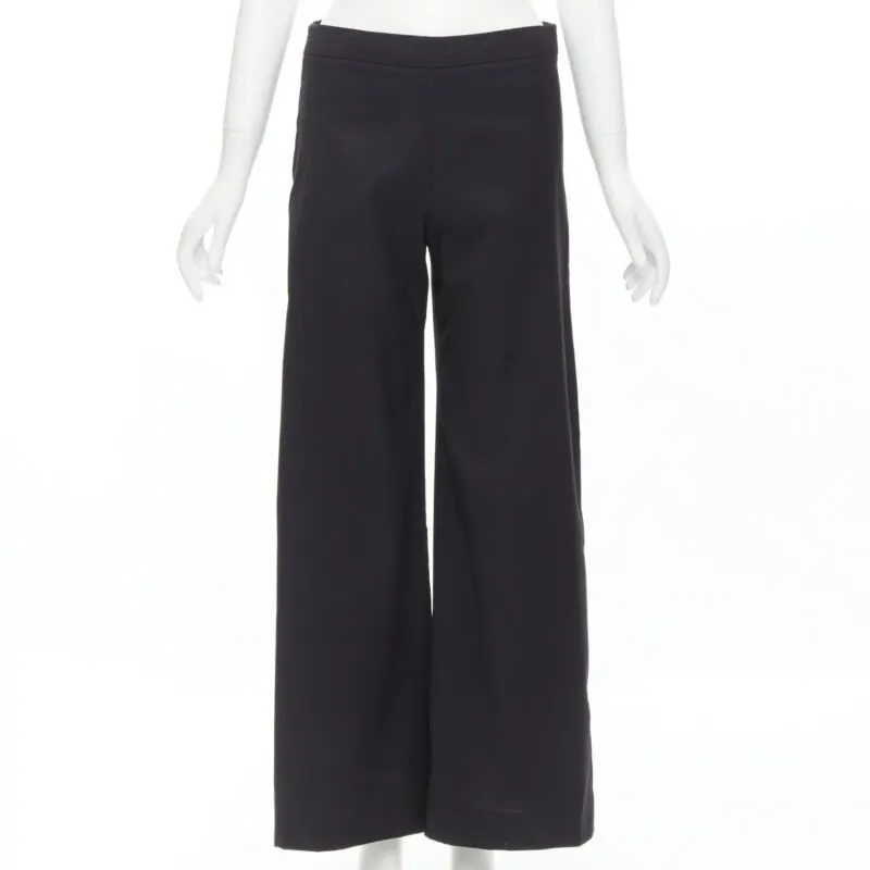 JW Anderson Gold Button Pants Black Wool Never worn - Inside View