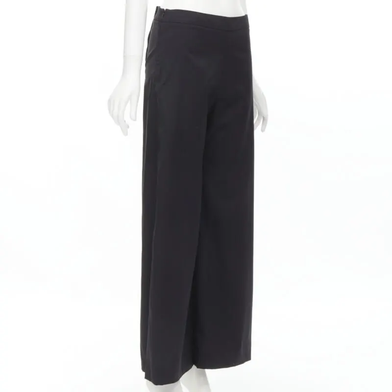 JW Anderson Gold Button Pants Black Wool Never worn - Model View