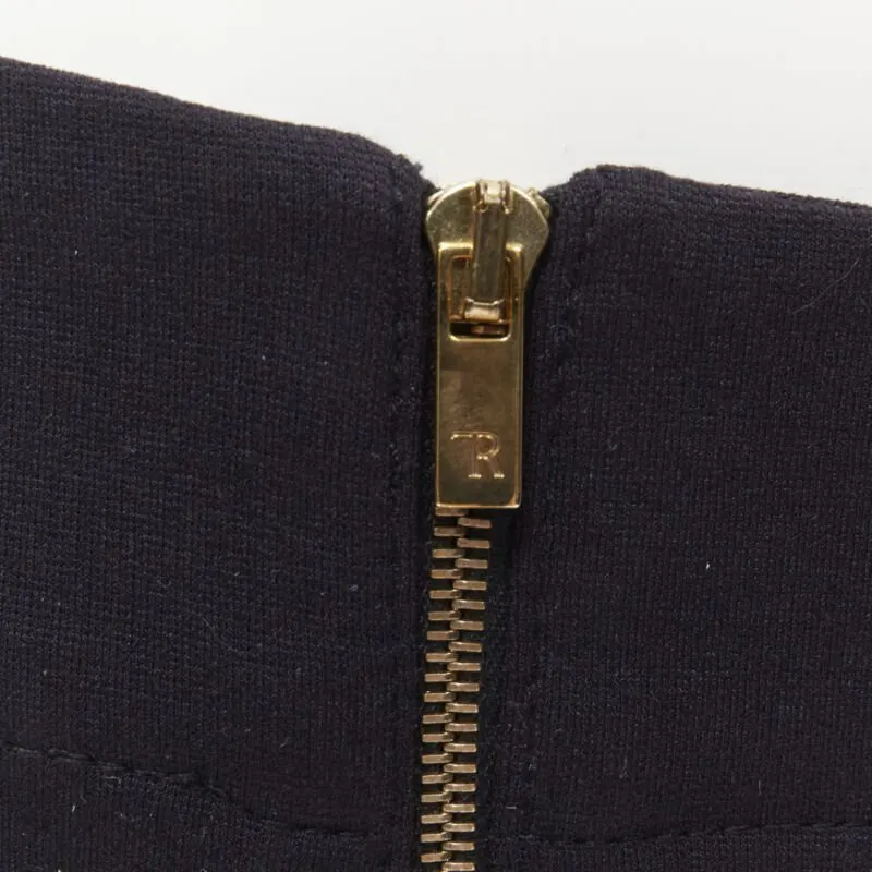 The Row Gold Zipper Leggings Black Polyester Never worn - Back View