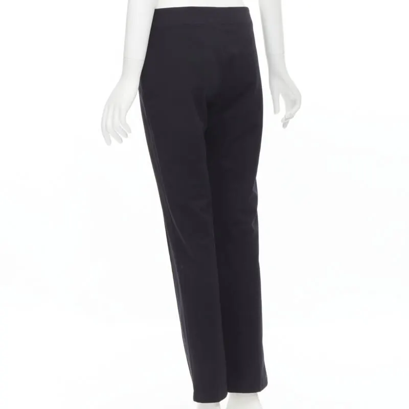 The Row Gold Zipper Leggings Black Polyester Never worn - Box View