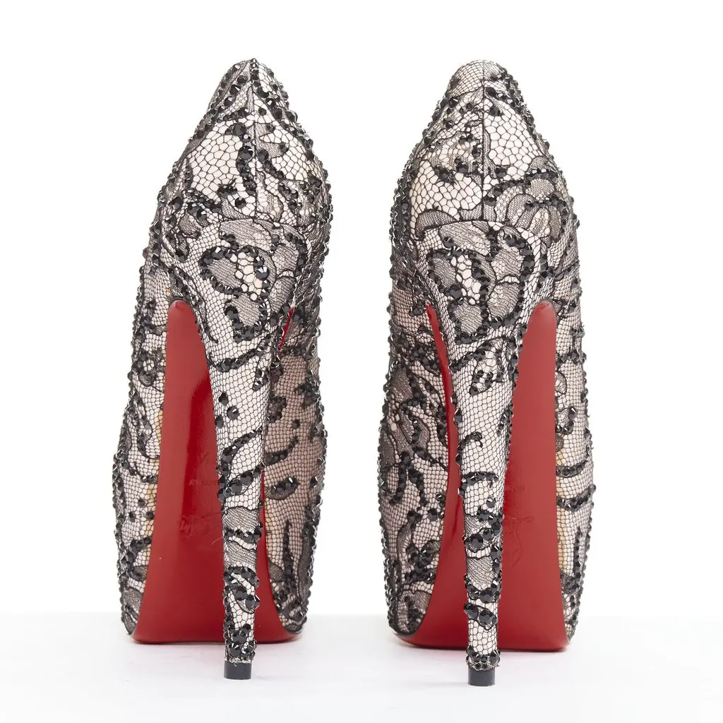 Christian Louboutin Stardust 160 Pink Silk Very good - Box View