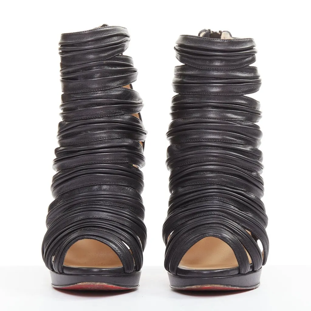 Christian Louboutin Tinazata 120 Black Leather Very good - Inside View