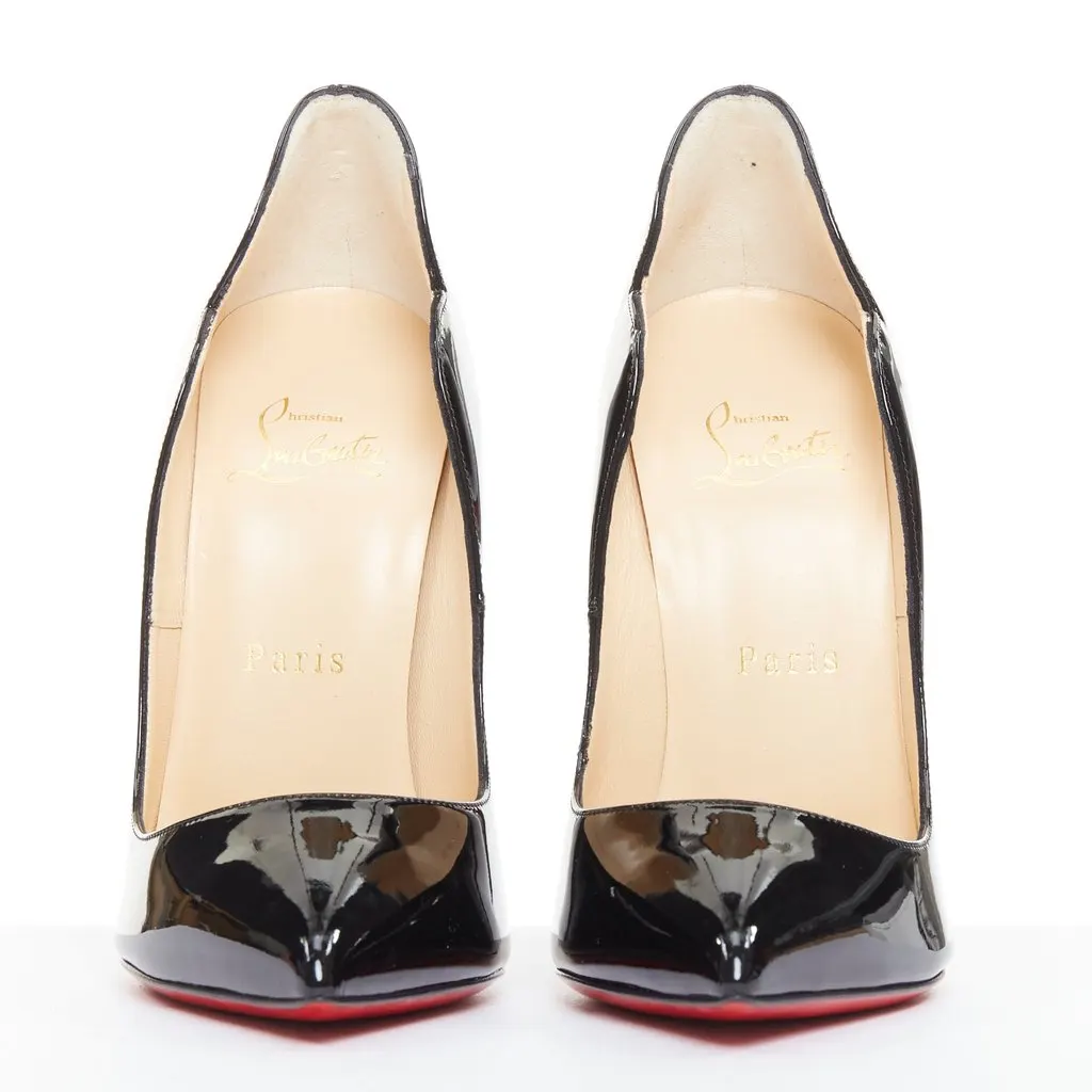 Christian Louboutin Hot Chick 130 Black Leather Very good - Inside View