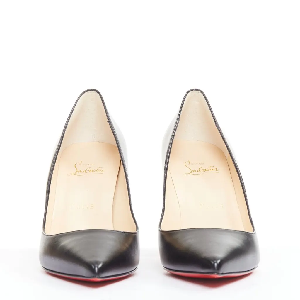 Christian Louboutin Apostrophy Pump 85 Kid Black Leather Very good - Inside View