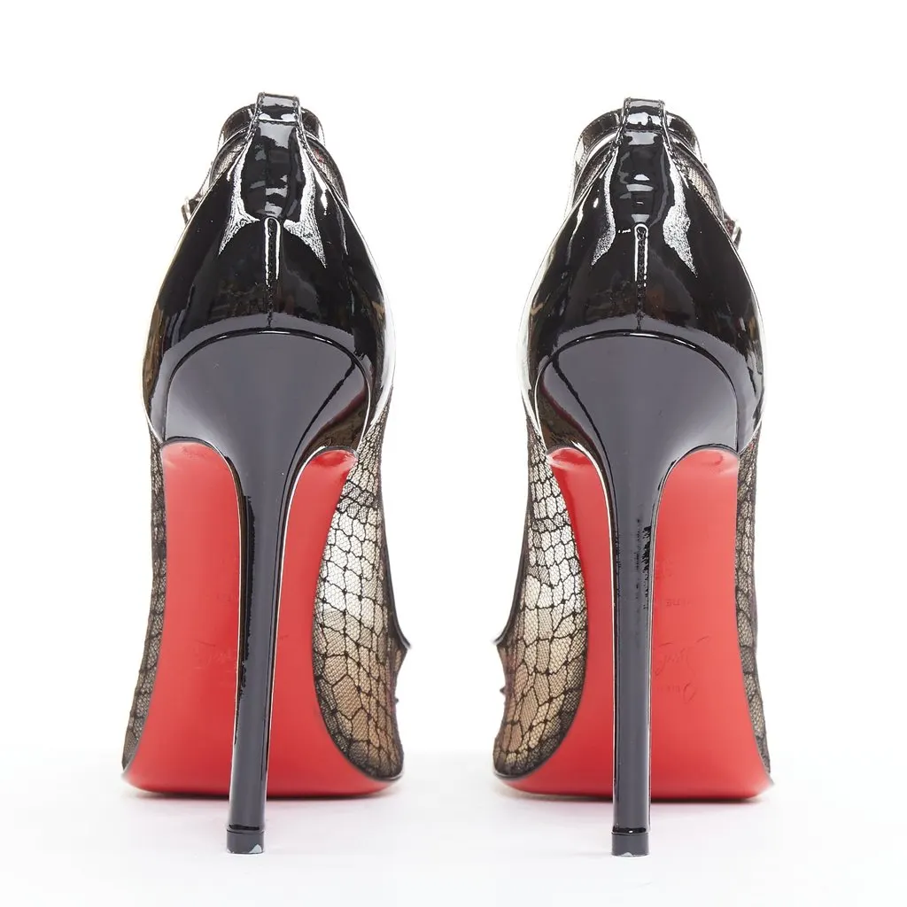 Christian Louboutin Picks & Co Potpourri 120 Black Leather Very good - Box View