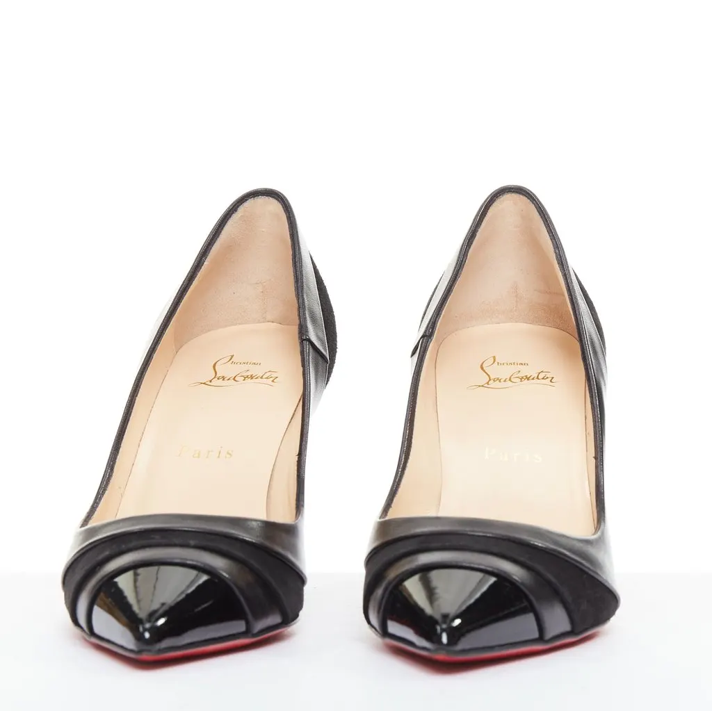 Christian Louboutin Eklectica 85 Black Leather Very good - Inside View