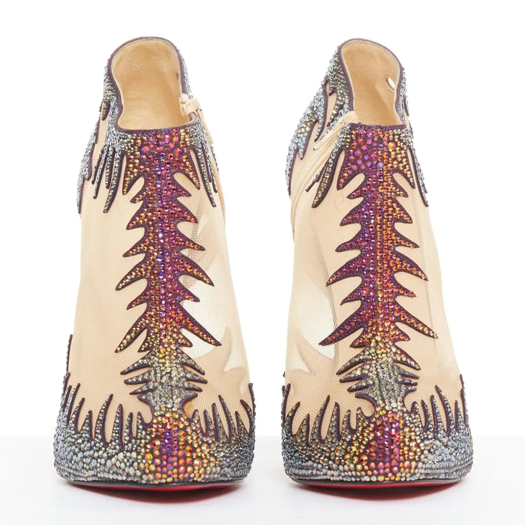 Christian Louboutin Marale Boot 140 MultiColor Leather Very good - Inside View