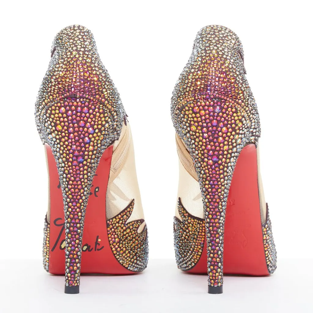 Christian Louboutin Marale Boot 140 MultiColor Leather Very good - Box View