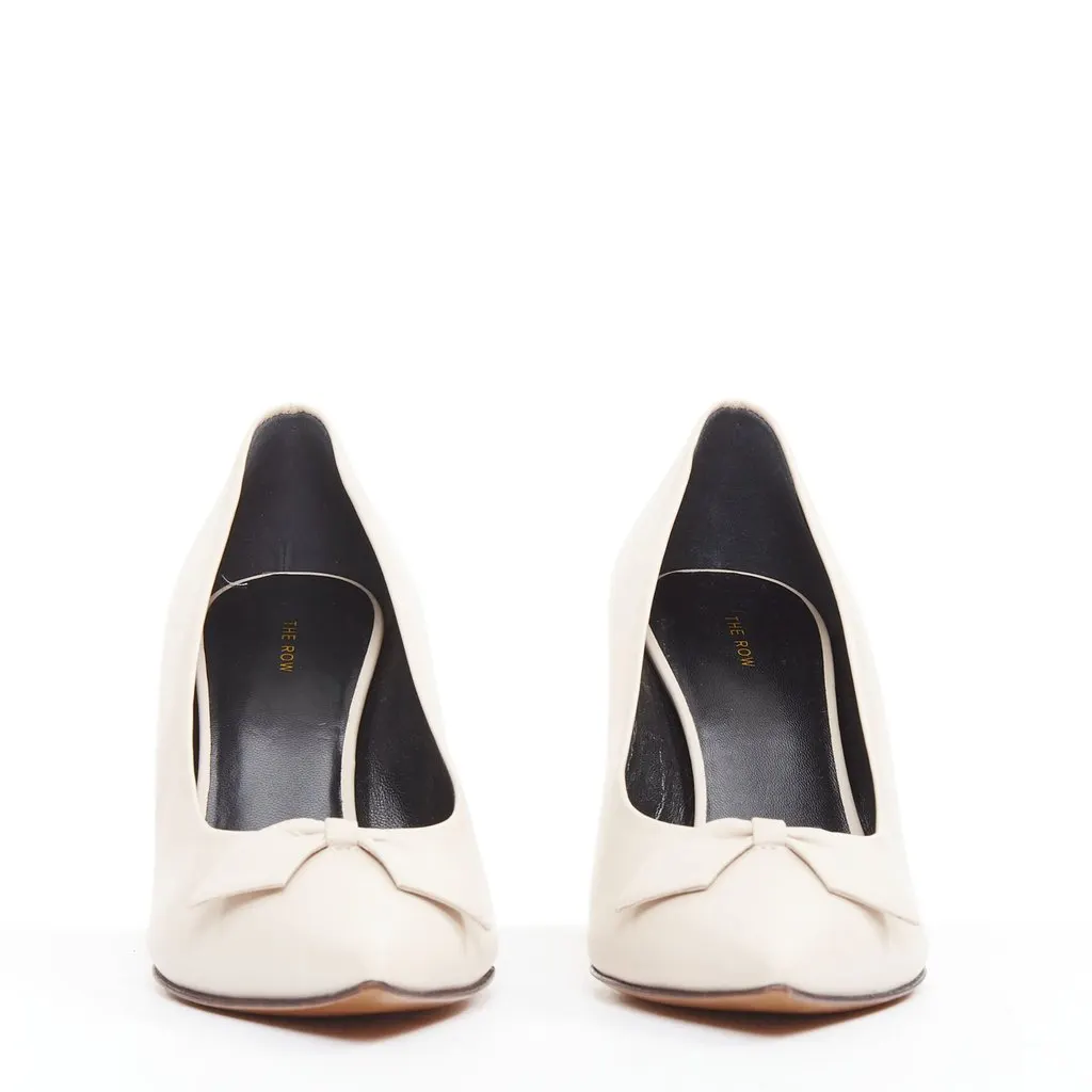 The Row Champagne Pump Bow Pink Leather Very good - Inside View